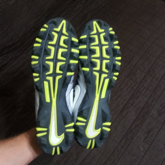 Nike Alpha Football Cleats Men;s 11 Black Silver 8787122-001 - Picture 13 of 15